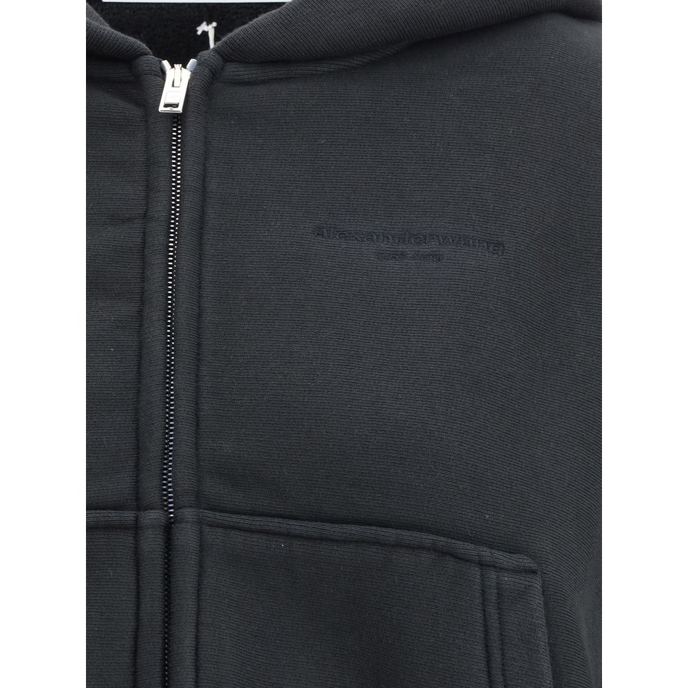 Alexander Wang Cropped zip-up Hoodie Alexander Wang
