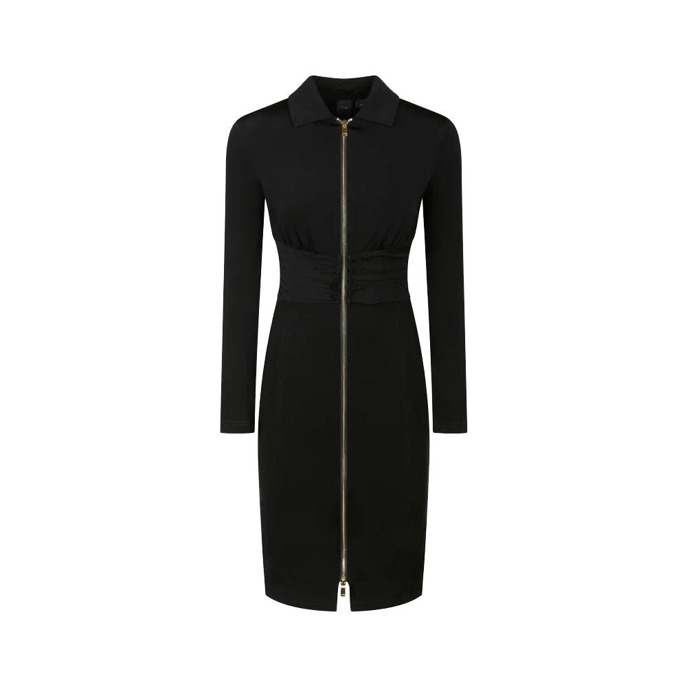 PINKO Black Viscose Dress PINKO