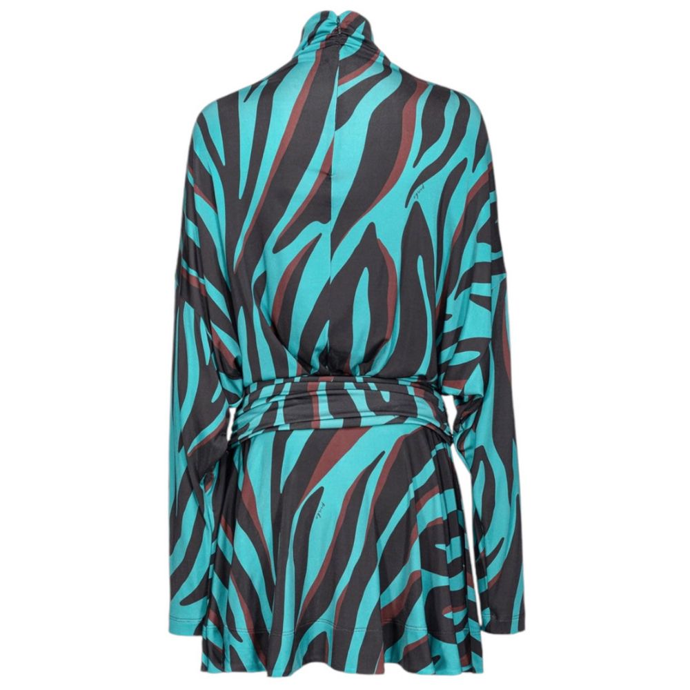 PINKO Green Viscose Dress PINKO