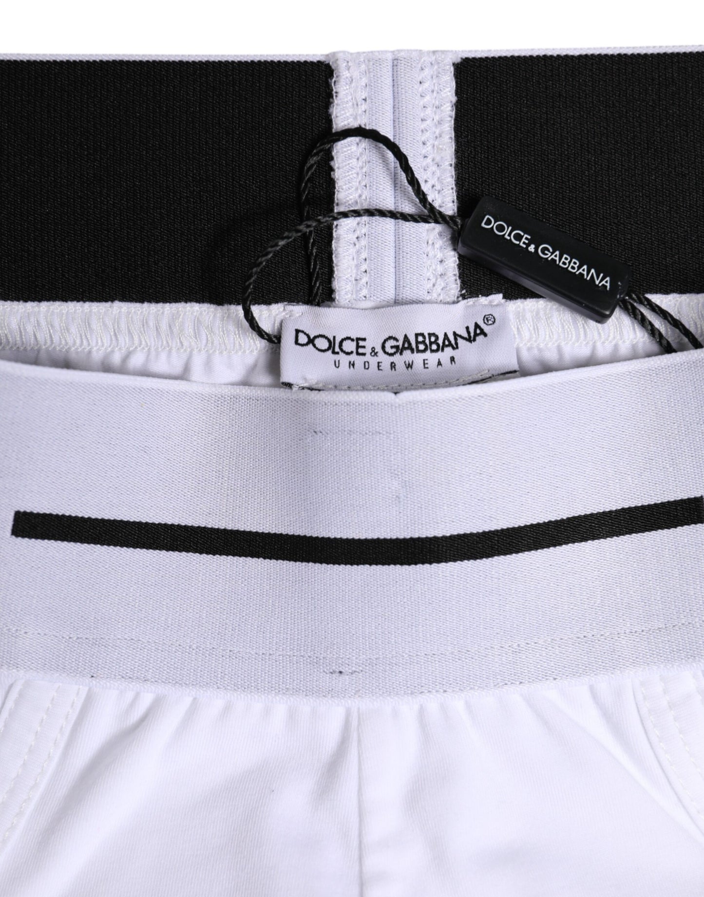 Dolce & Gabbana White Cotton Stretch Regular Brief Underwear Dolce & Gabbana