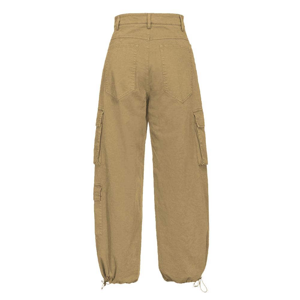 PINKO Beige Cotton Jeans & Pant PINKO