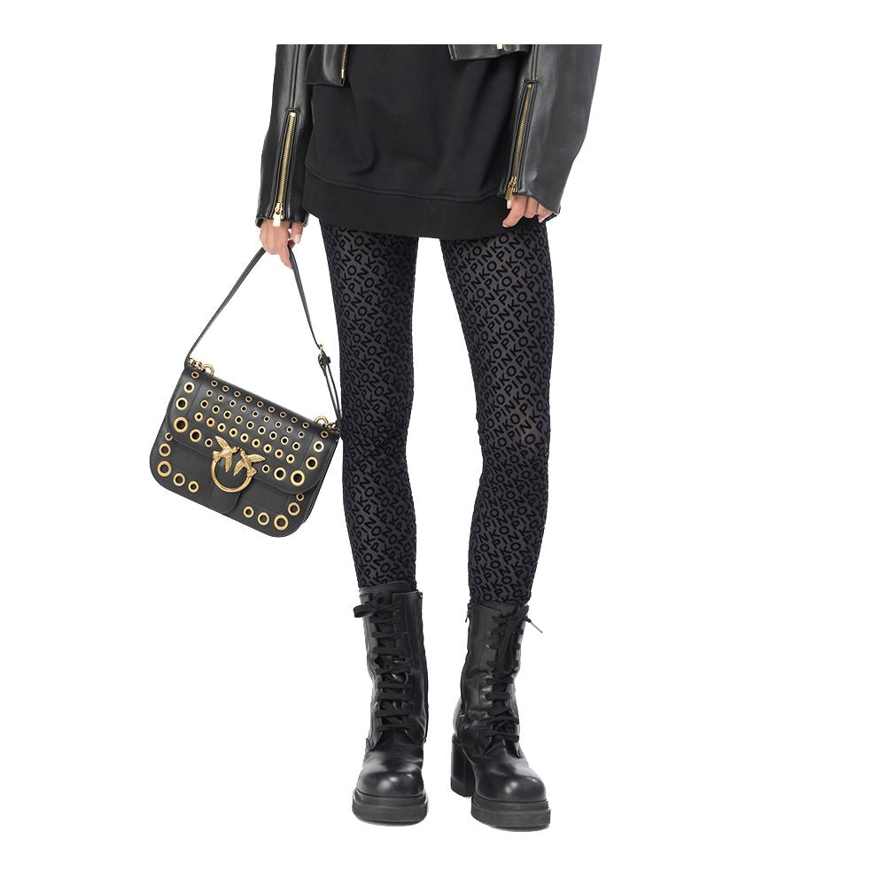 PINKO Black Nylon Jeans & Pant PINKO