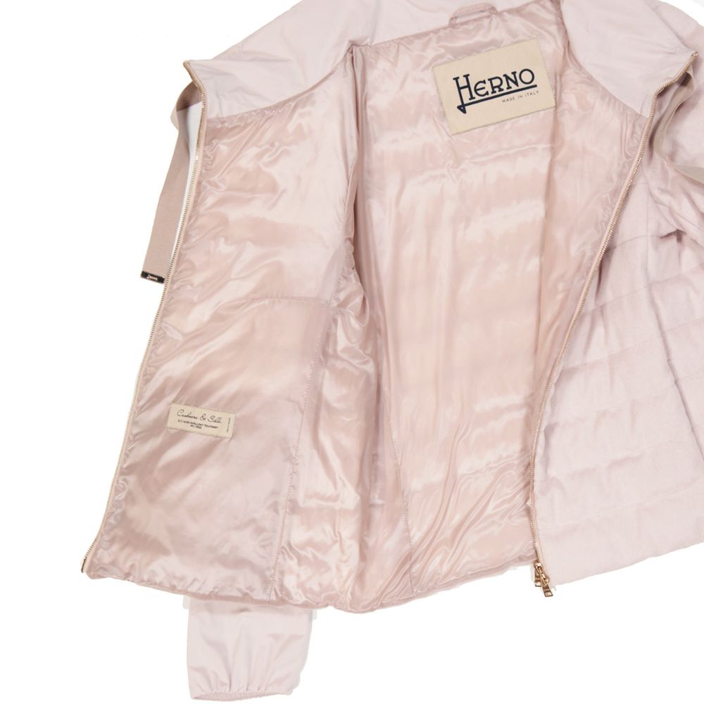 Herno Silk And Cashmere Down Jacket Herno