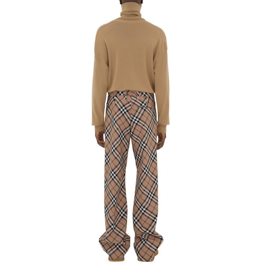 Burberry Wool Blend Check Pants Burberry