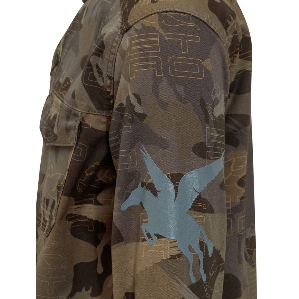 Etro Camouflage Cotton Shirt Etro