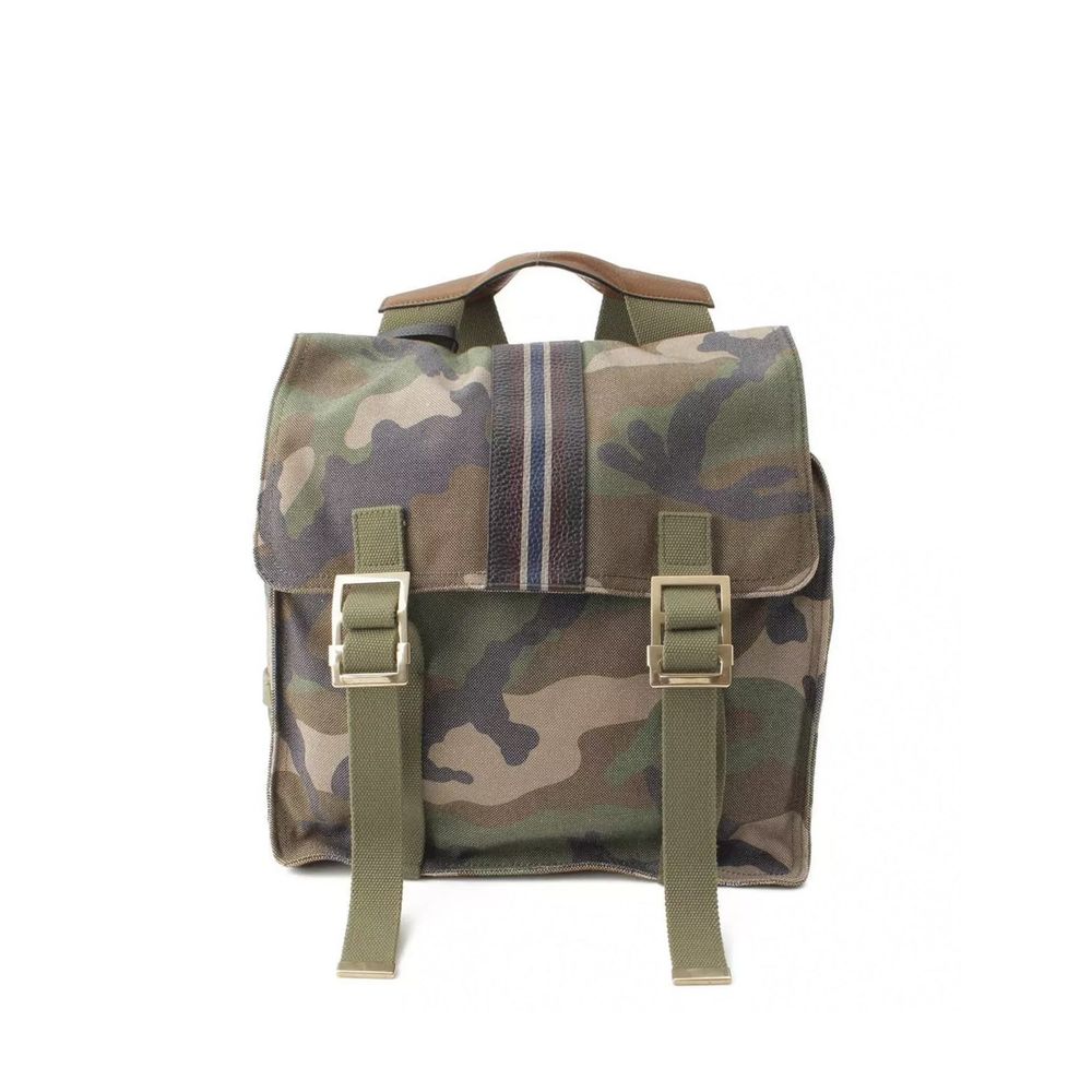 Valentino Military Canvas Backpack Valentino