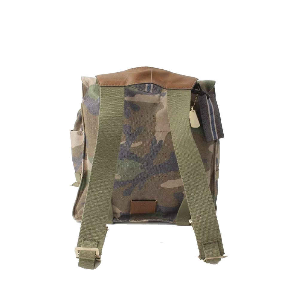 Valentino Military Canvas Backpack Valentino