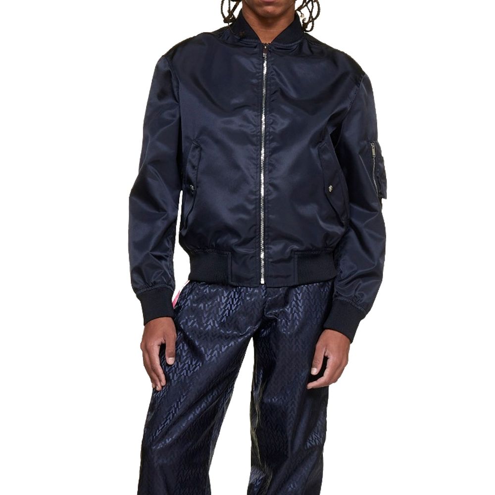 Valentino Printed Neon Universe Bomber Jacket Valentino