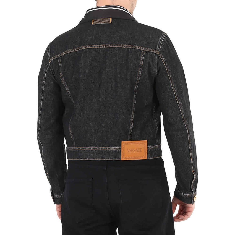 Versace Medusa Motif Denim Jacket Versace