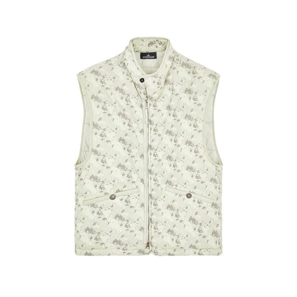 Stone Island Printed Brushed Gilet Stone Island
