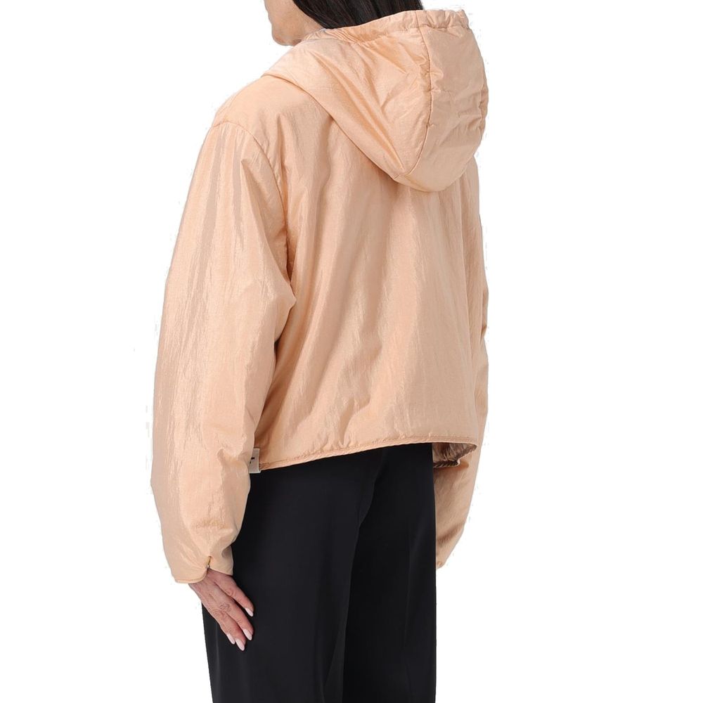 Jil Sander Blend Silk Zip-Up Hooded Jacket Jil Sander