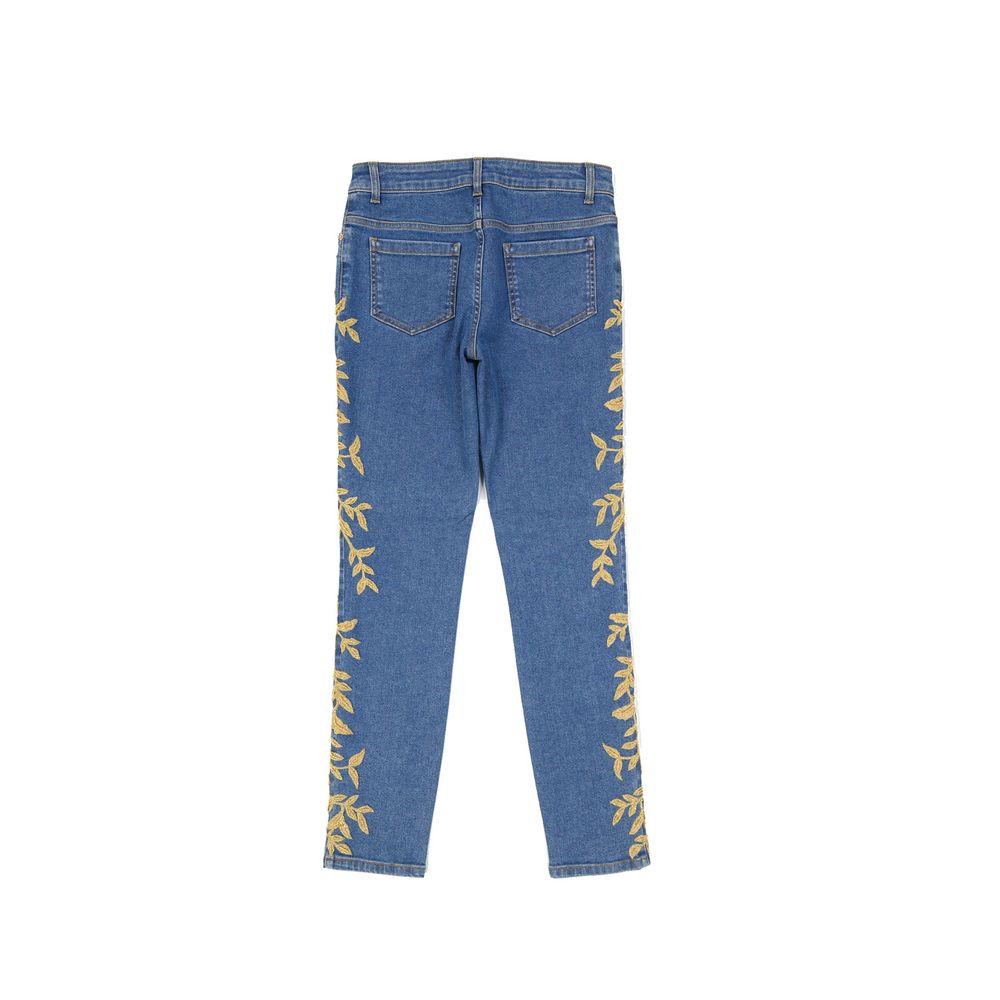 Moschino Couture Cotton Denim Jeans Moschino Couture