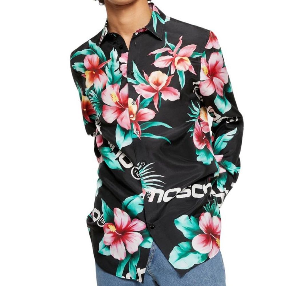 Moschino Couture Silk Printed Shirt Moschino Couture