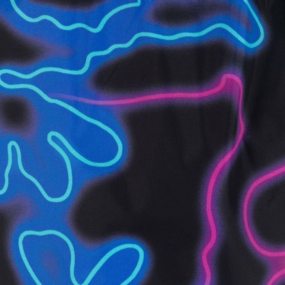 Valentino Neon-Print Swim Shorts Valentino