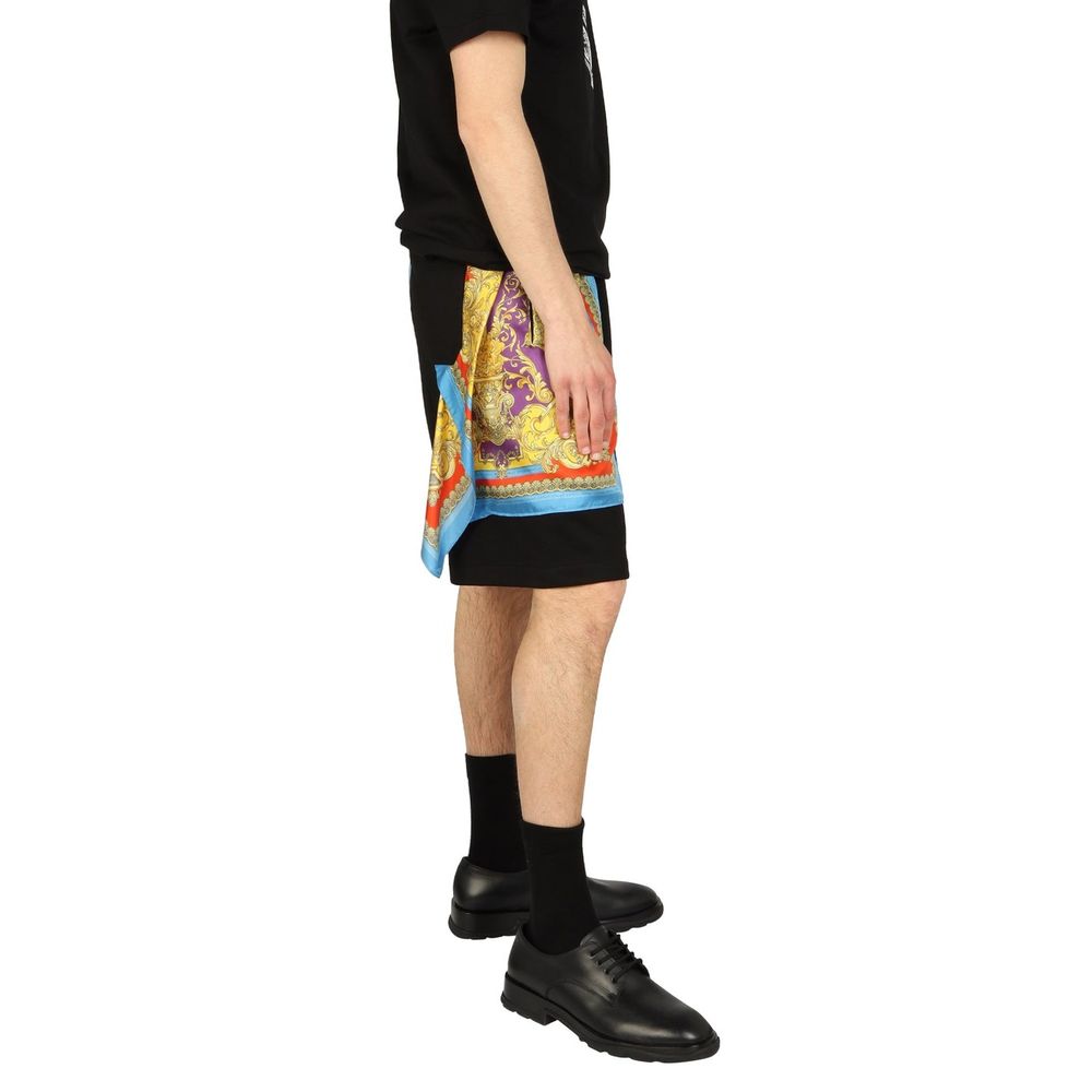 Versace Barocco Goddess Night Print Shorts Versace
