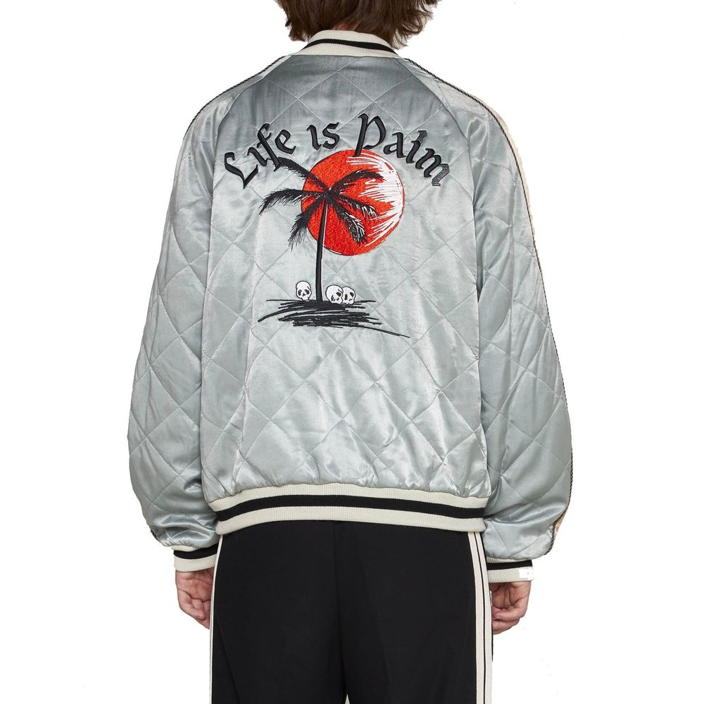 Palm Angels Quilted Logo Jacket Palm Angels
