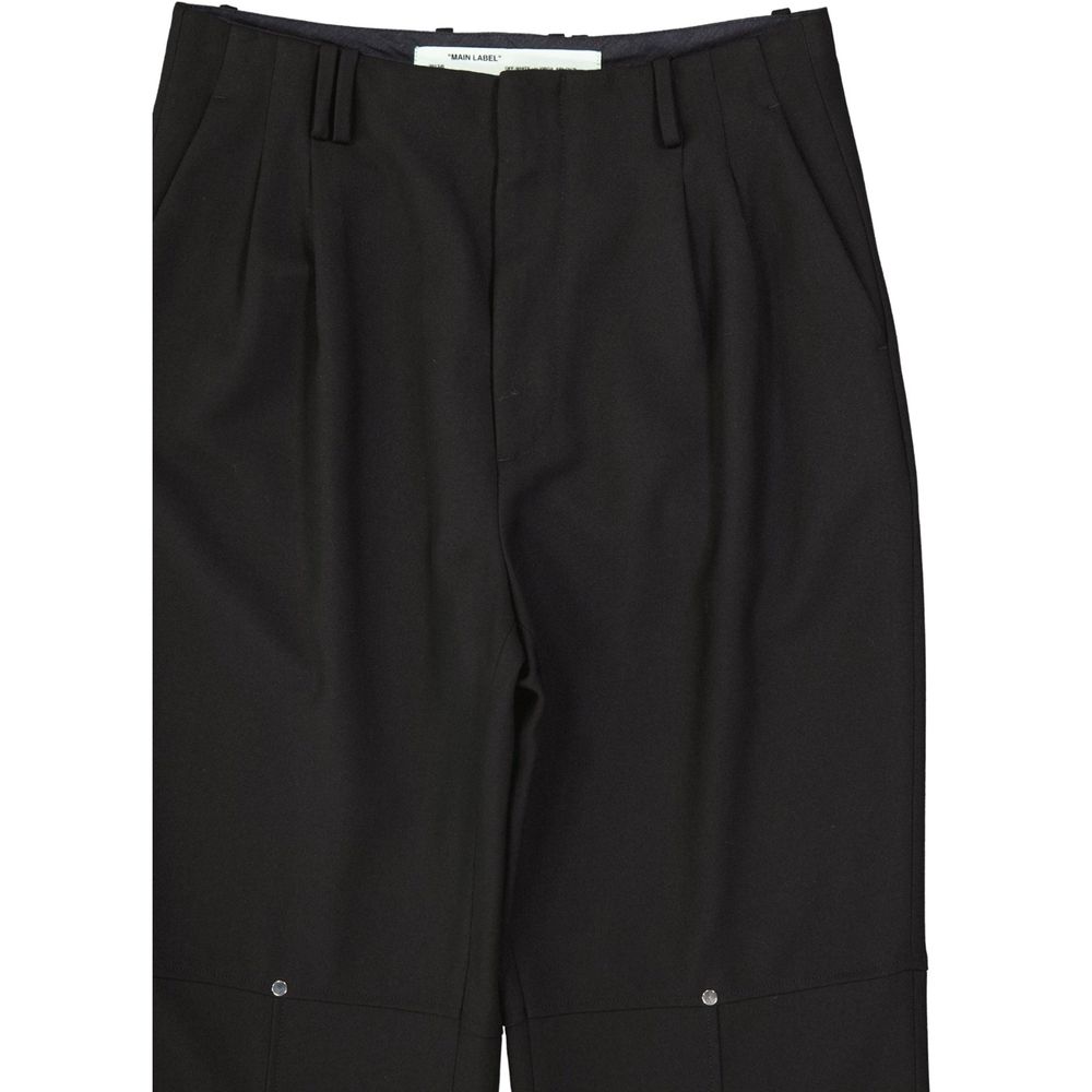 Off-White Cotton Pants Off-White