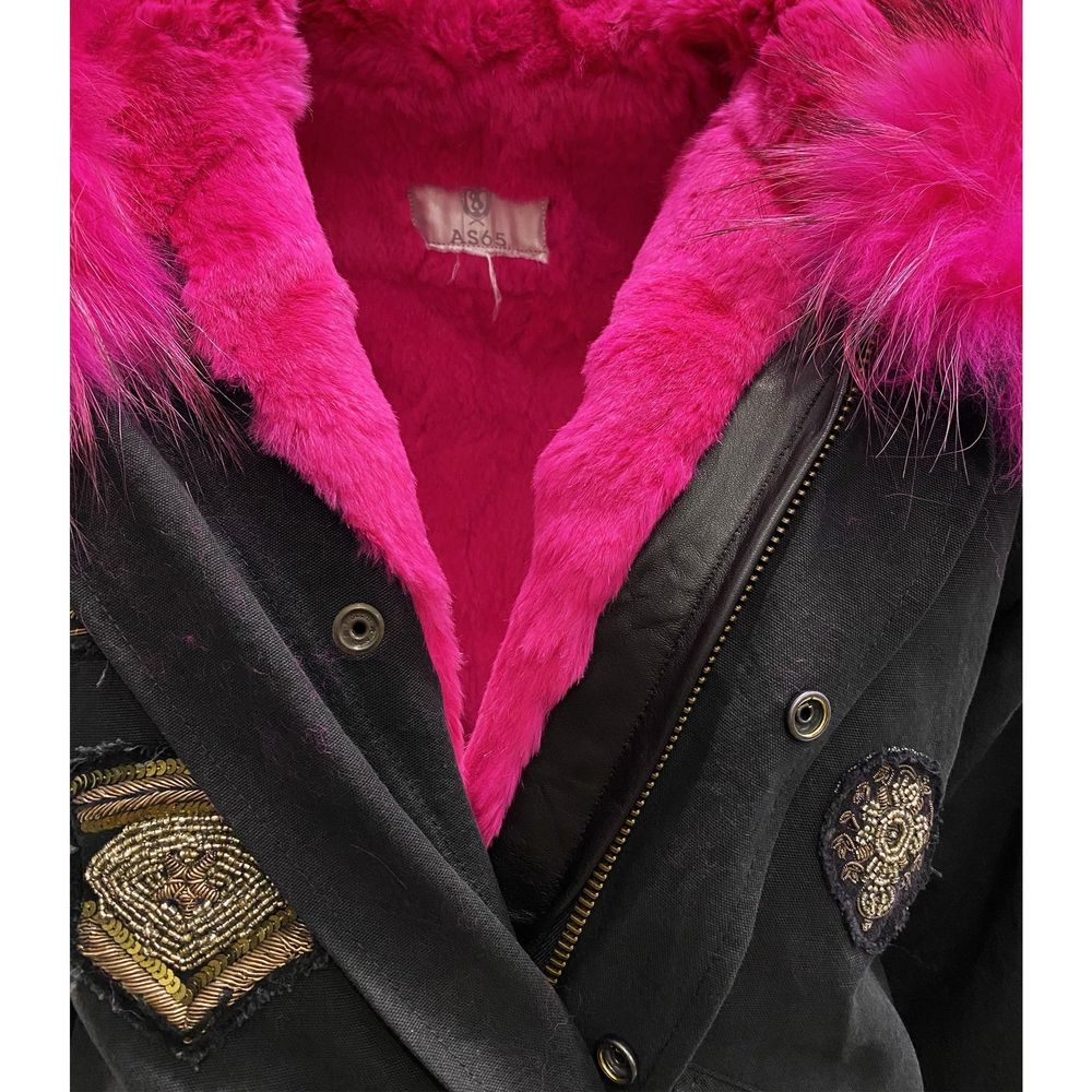 AS65 Canvas Embellished Parka Jacket AS65