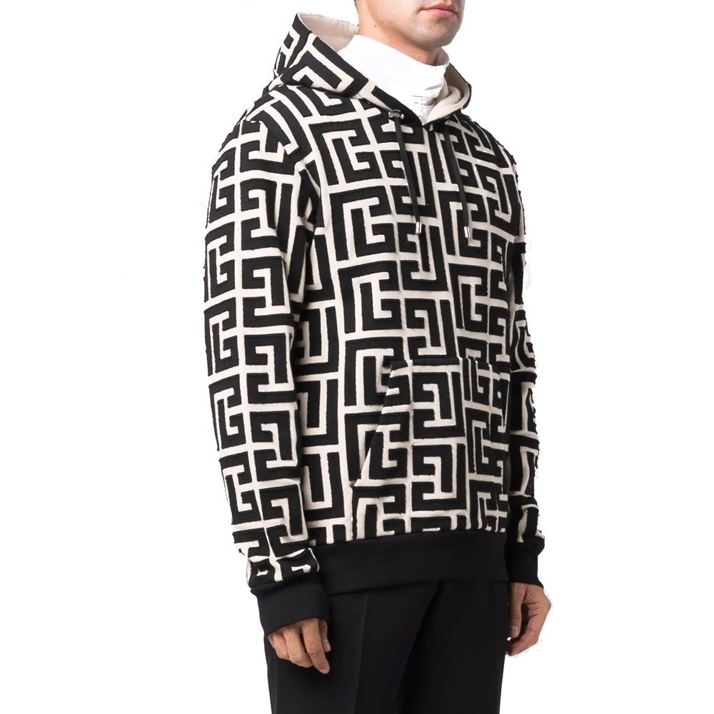Balmain Monogrammed Hooded Sweatshirt Balmain