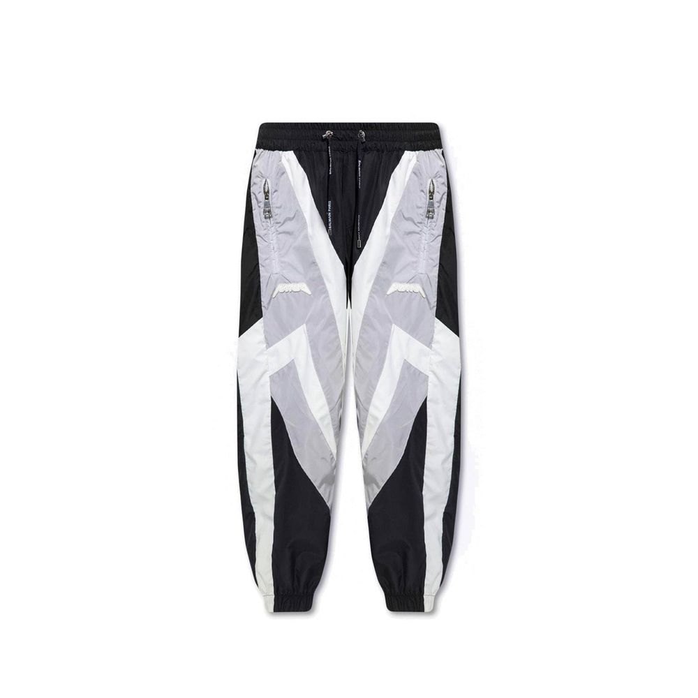 Balmain Black Polyester Joggers Workout Pants