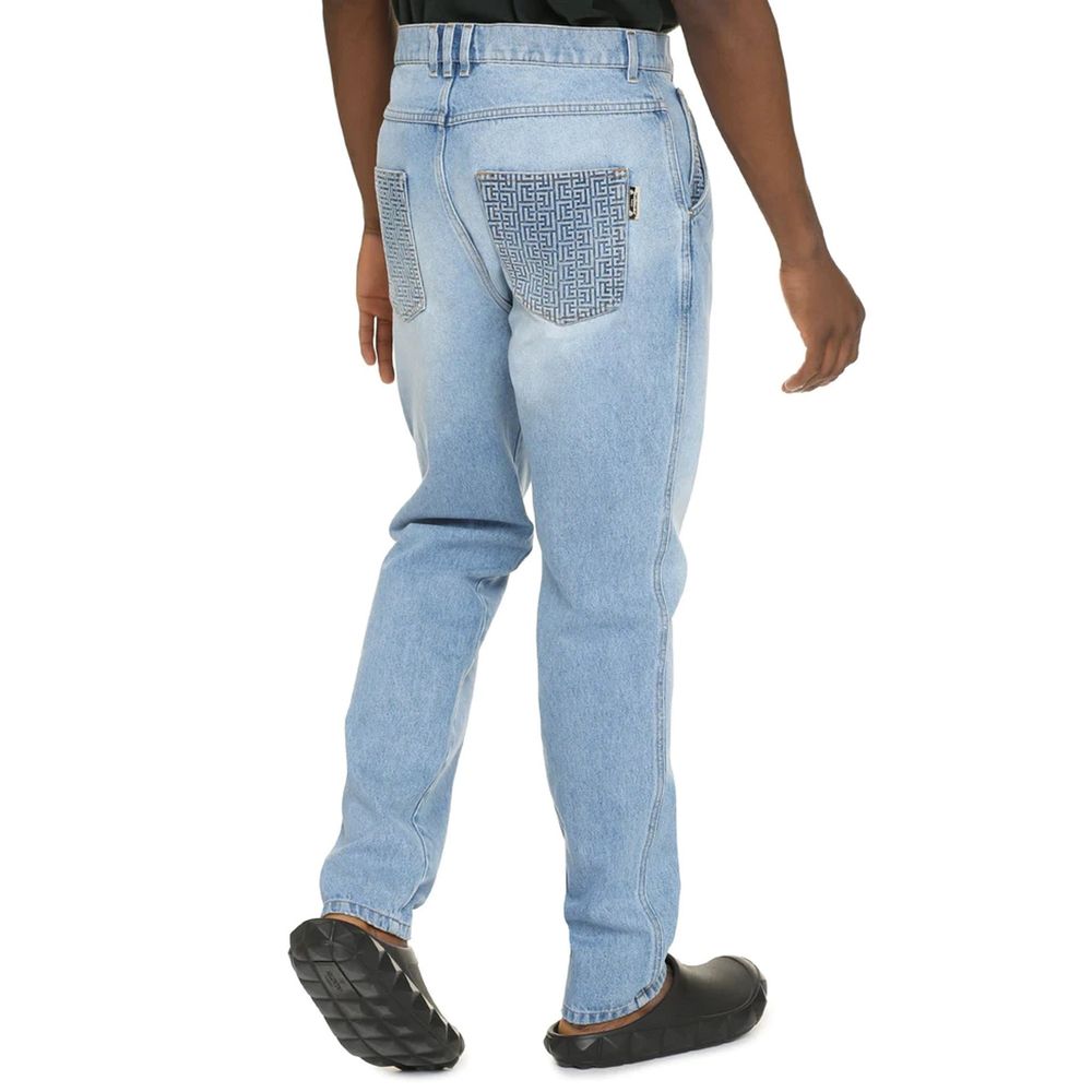 Balmain Cropped Straight Jeans Balmain