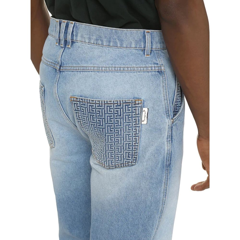 Balmain Cropped Straight Jeans Balmain