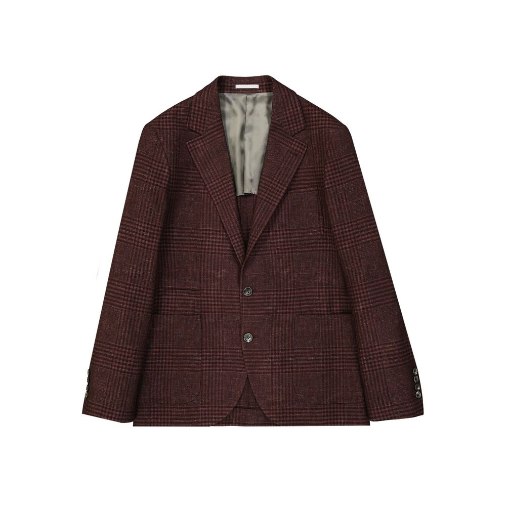 Brunello Cucinelli Tartan Wool Jacket Brunello Cucinelli