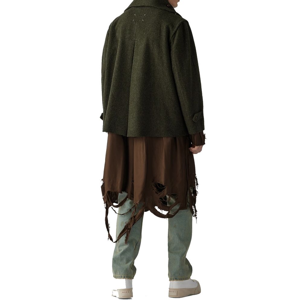 Maison Margiela Destroyed-Look Coat Maison Margiela