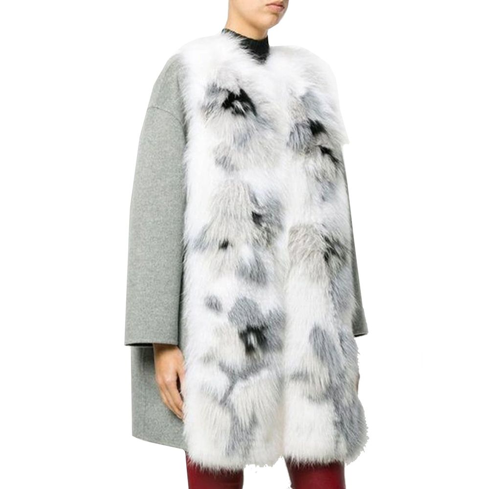 Fendi Fur Trim Cashmere Coat Fendi