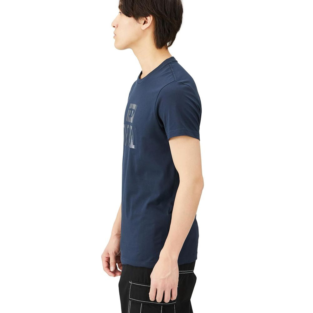 Diesel Blue Cotton T-Shirt Diesel