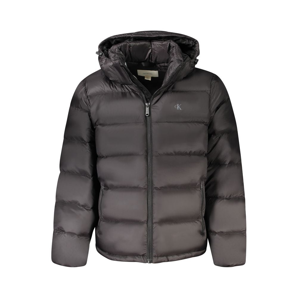 Calvin Klein Black Polyamide Men Jacket Calvin Klein