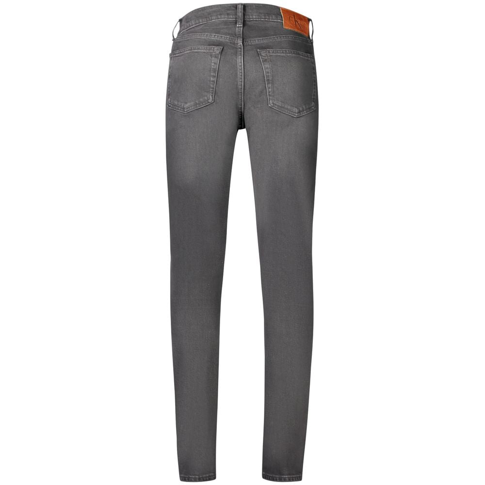 Calvin Klein Black Cotton Men Jeans Calvin Klein