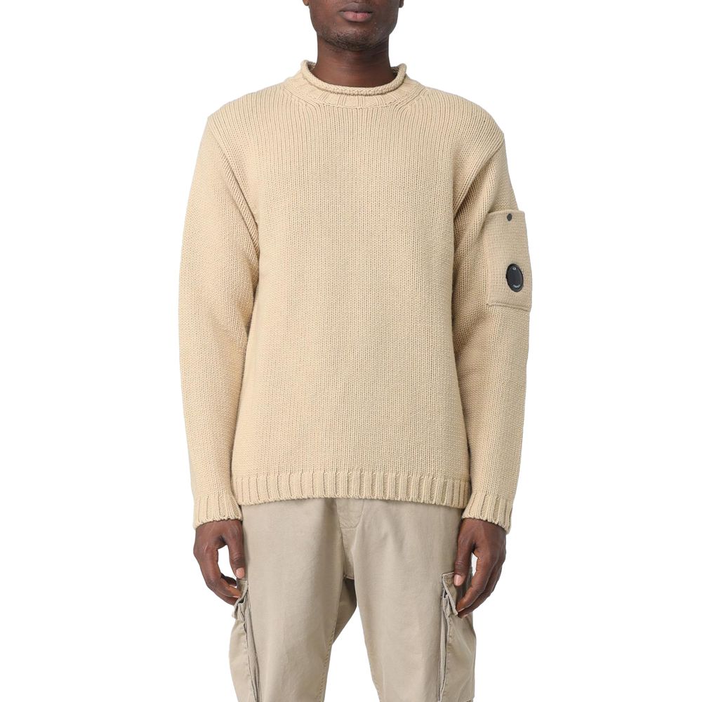 C.P. Company Beige Wool Sweater C.P. Company