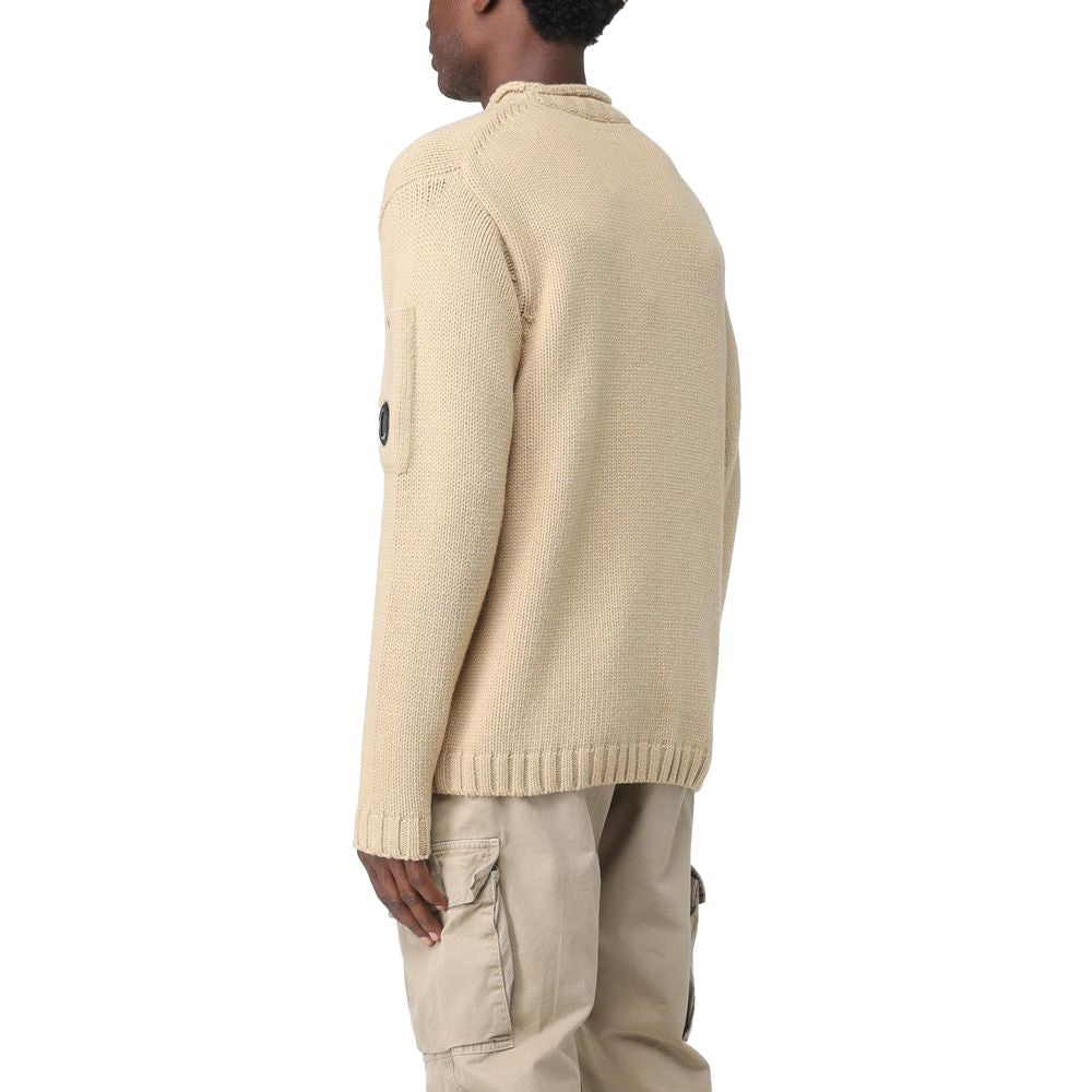 C.P. Company Beige Wool Sweater C.P. Company