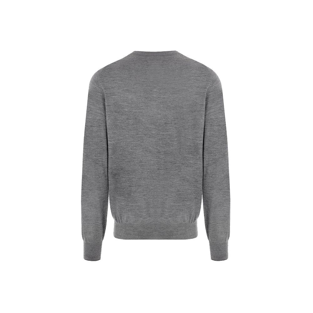 Brunello Cucinelli Gray Cashmere Men Sweater Brunello Cucinelli
