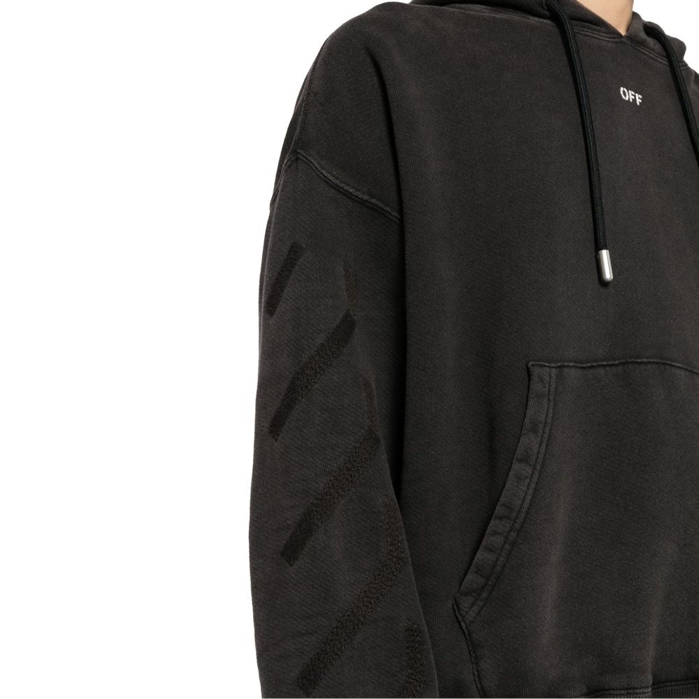 Off-White St. Matthew Over Cotton Hoodie Sweatshirt Off-White