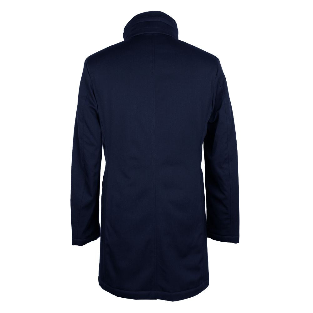 Made in Italy Blue Wool Jacket Made in Italy