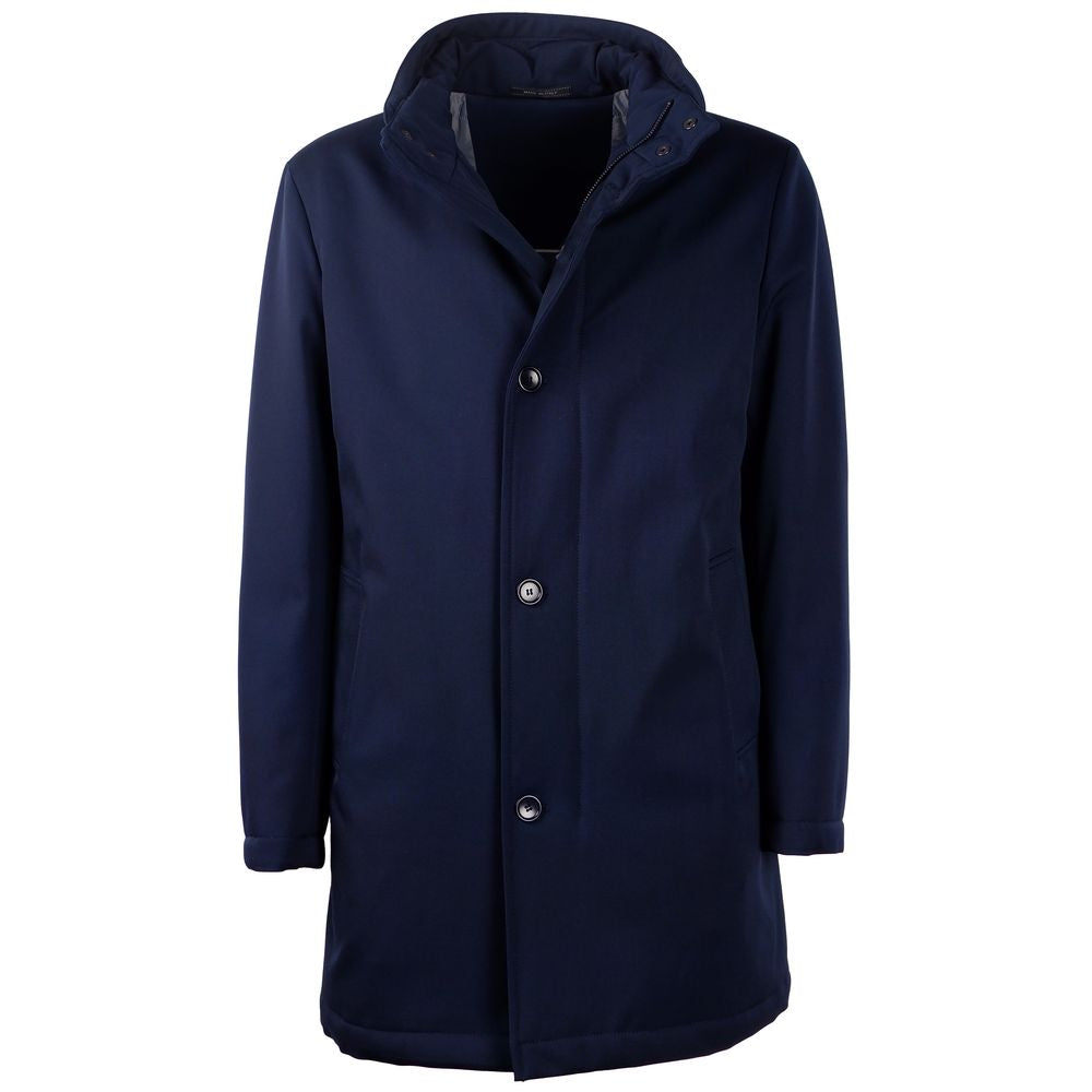 Made in Italy Blue Wool Jacket Made in Italy