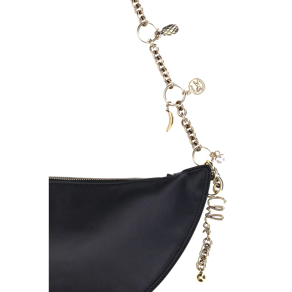 Chloé Black Calf Leather Bos Taurus Shoulder Bag Chloé