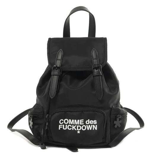 Comme Des Fuckdown Black Nylon Backpack