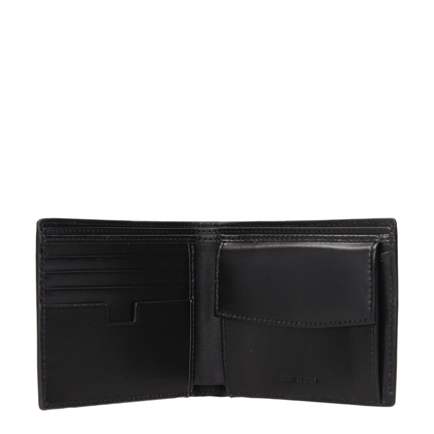 Testoni Black Leather Wallet Testoni