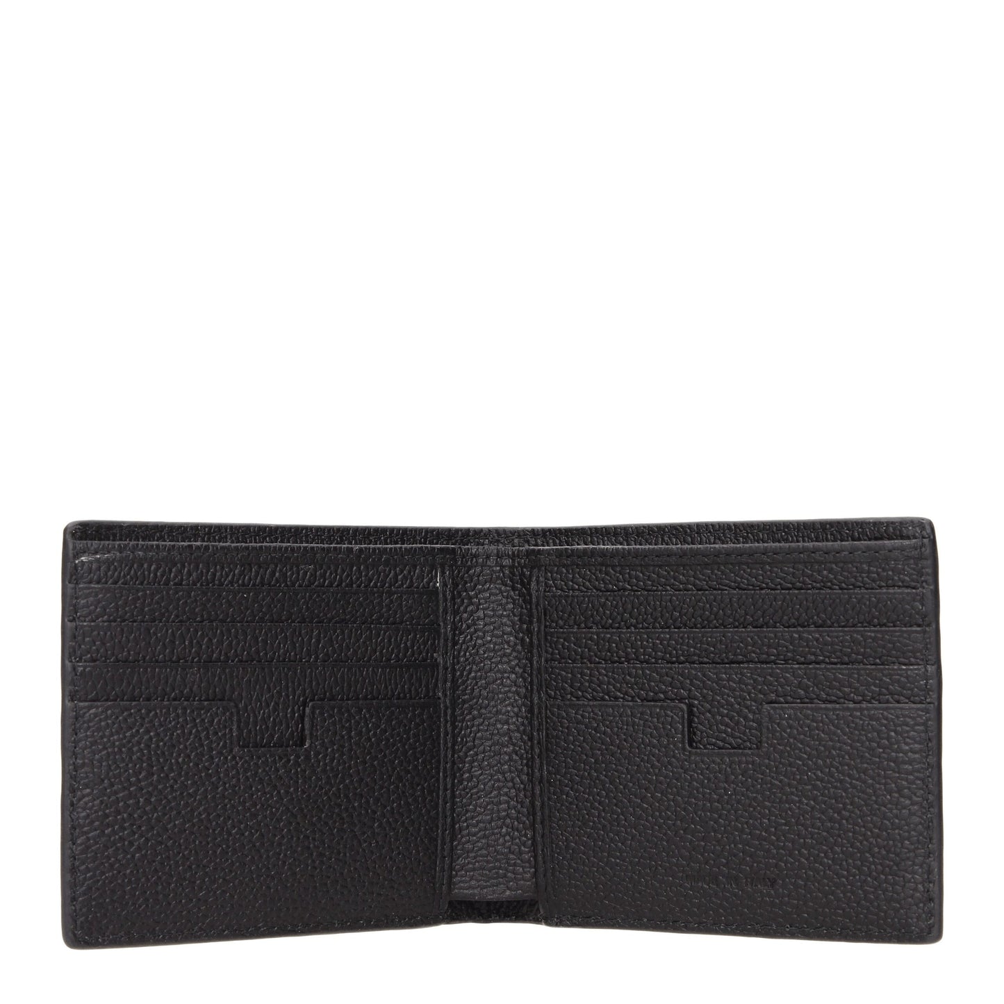 Testoni Black Leather Wallet Testoni