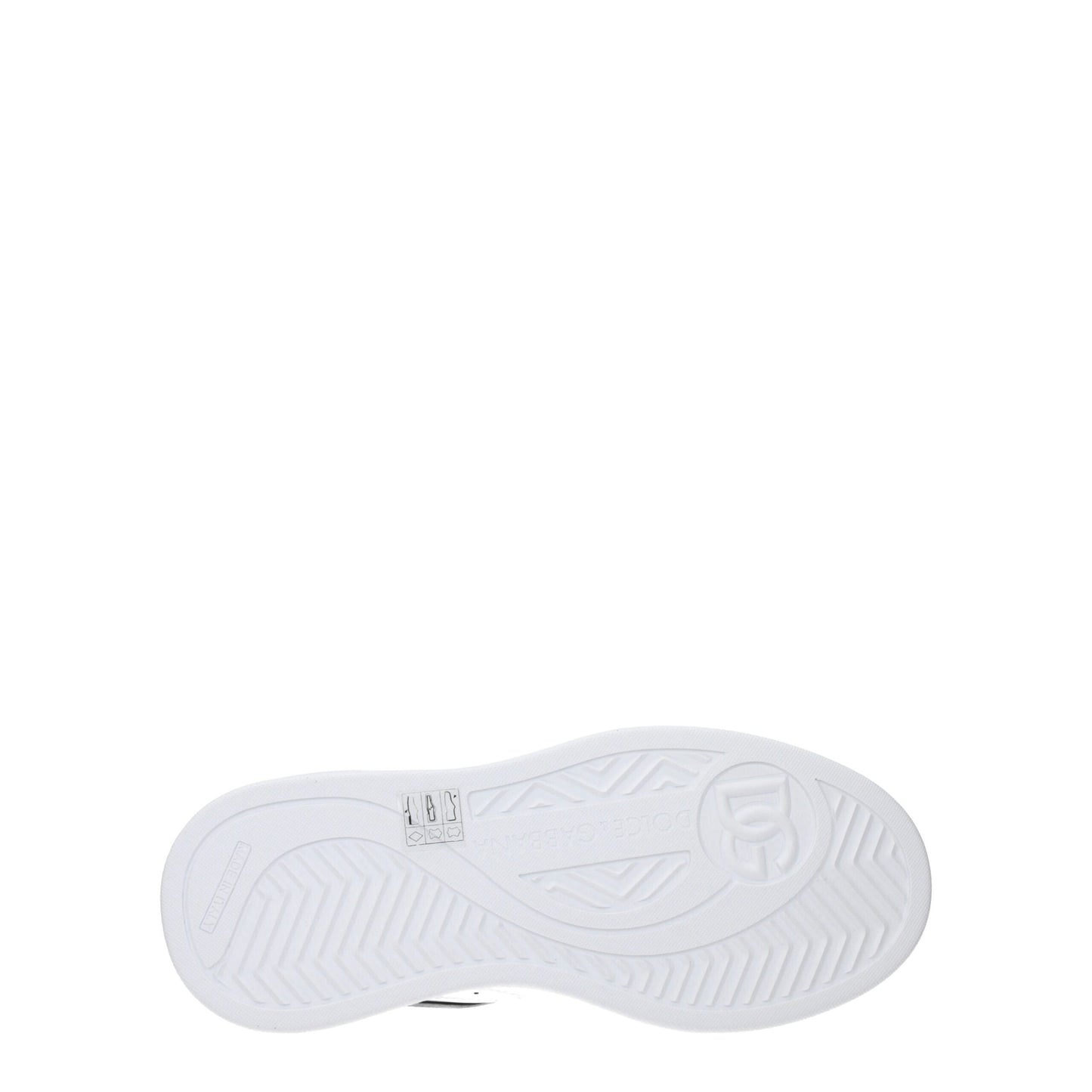 Dolce & Gabbana White Leather Low Top Sneakers Dolce & Gabbana