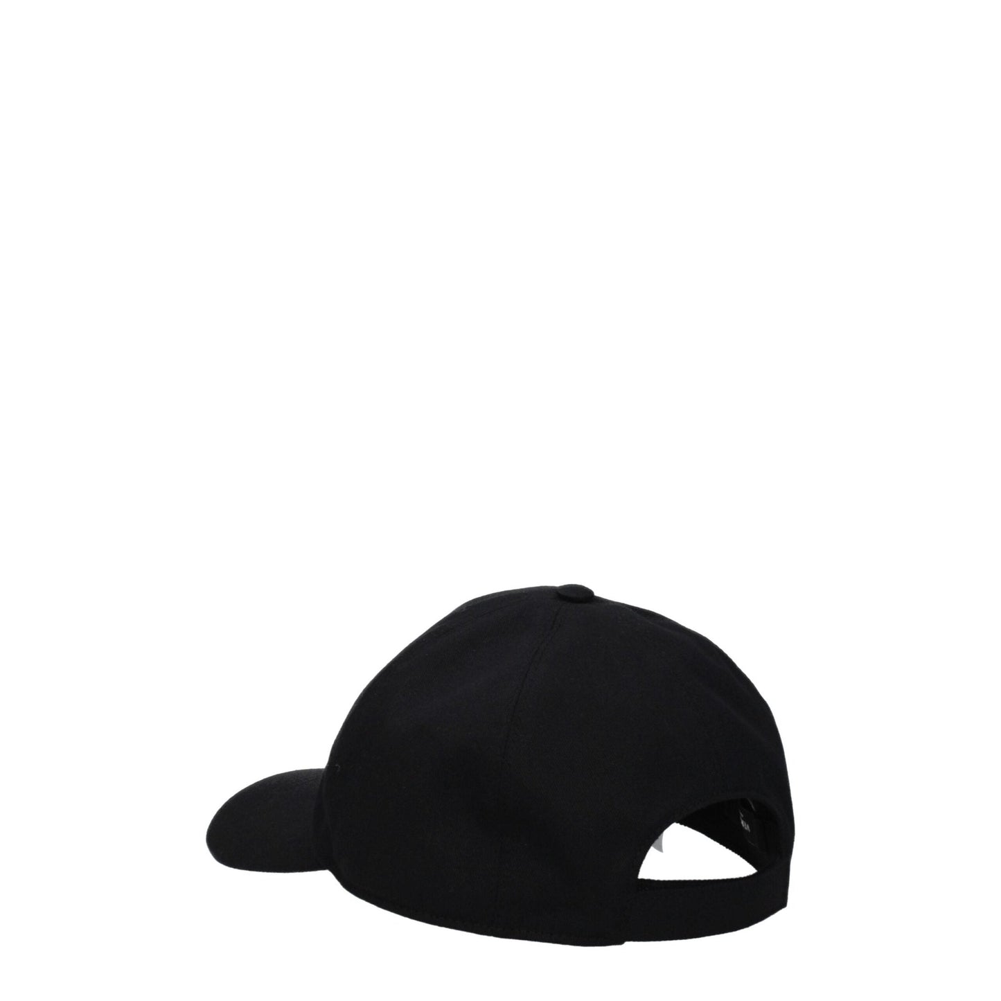 Versace Black Cotton Cap Baseball Hat Versace