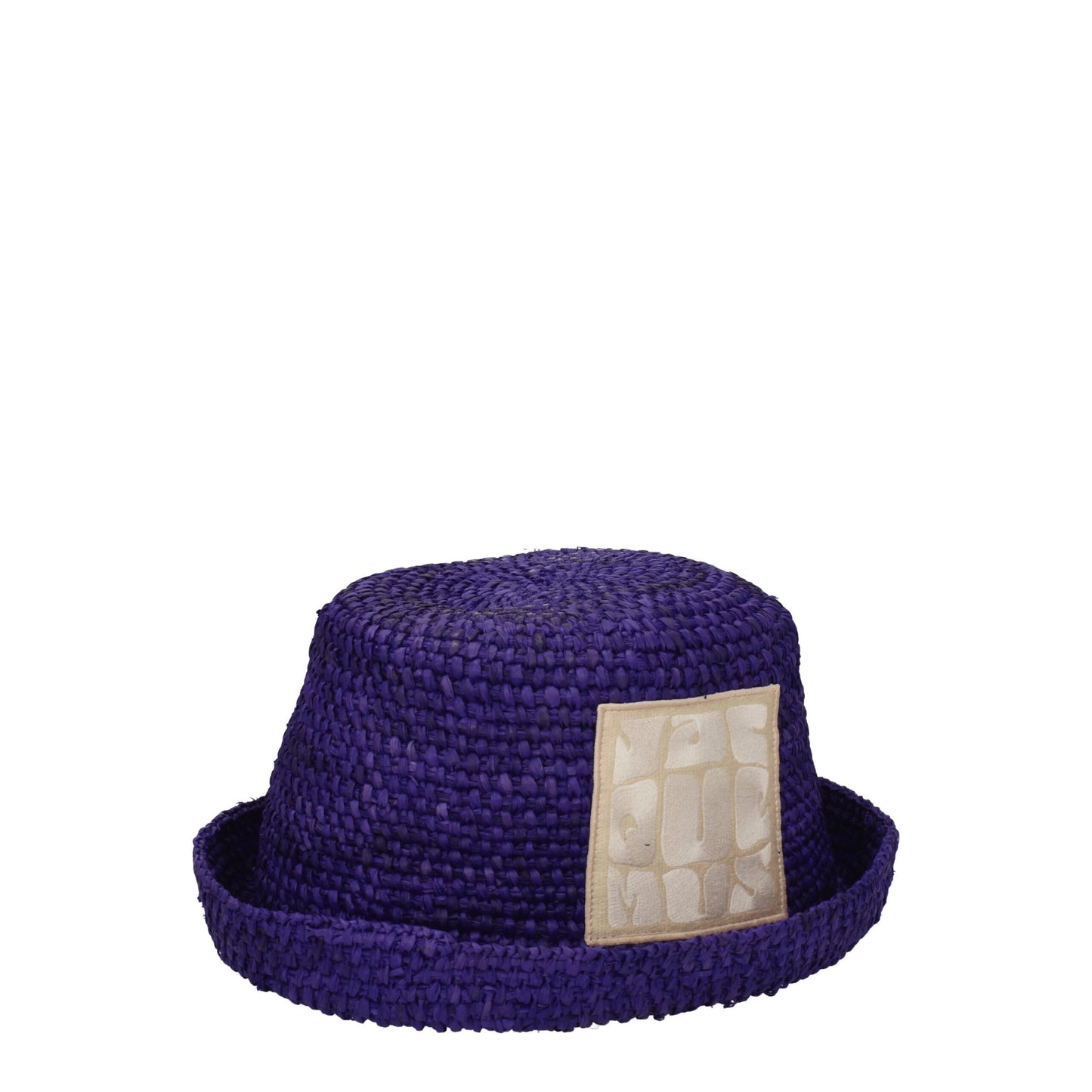 Jacquemus Purple Raffia Hats Jacquemus
