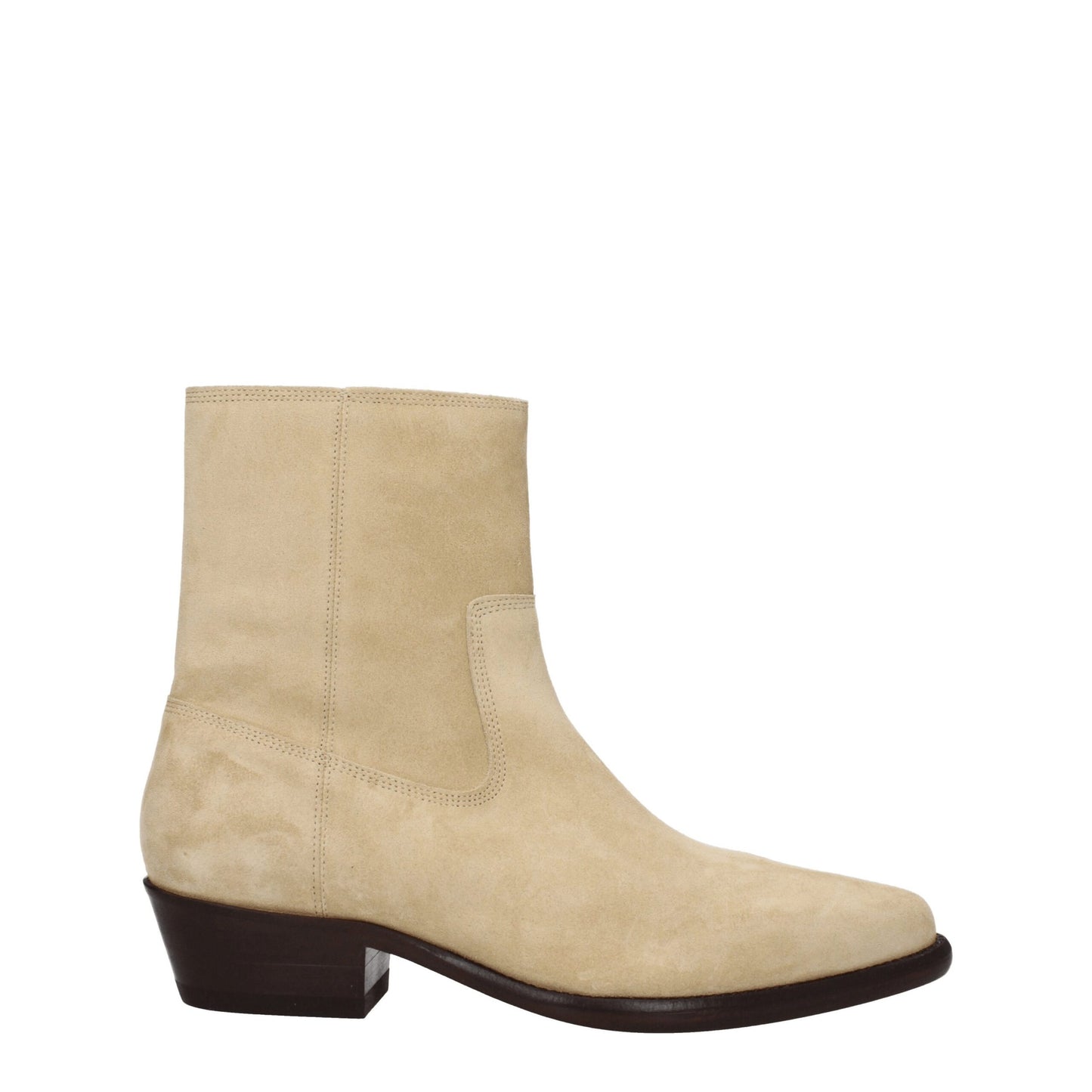 Isabel Marant Beige Leather Ankle Boots Isabel Marant