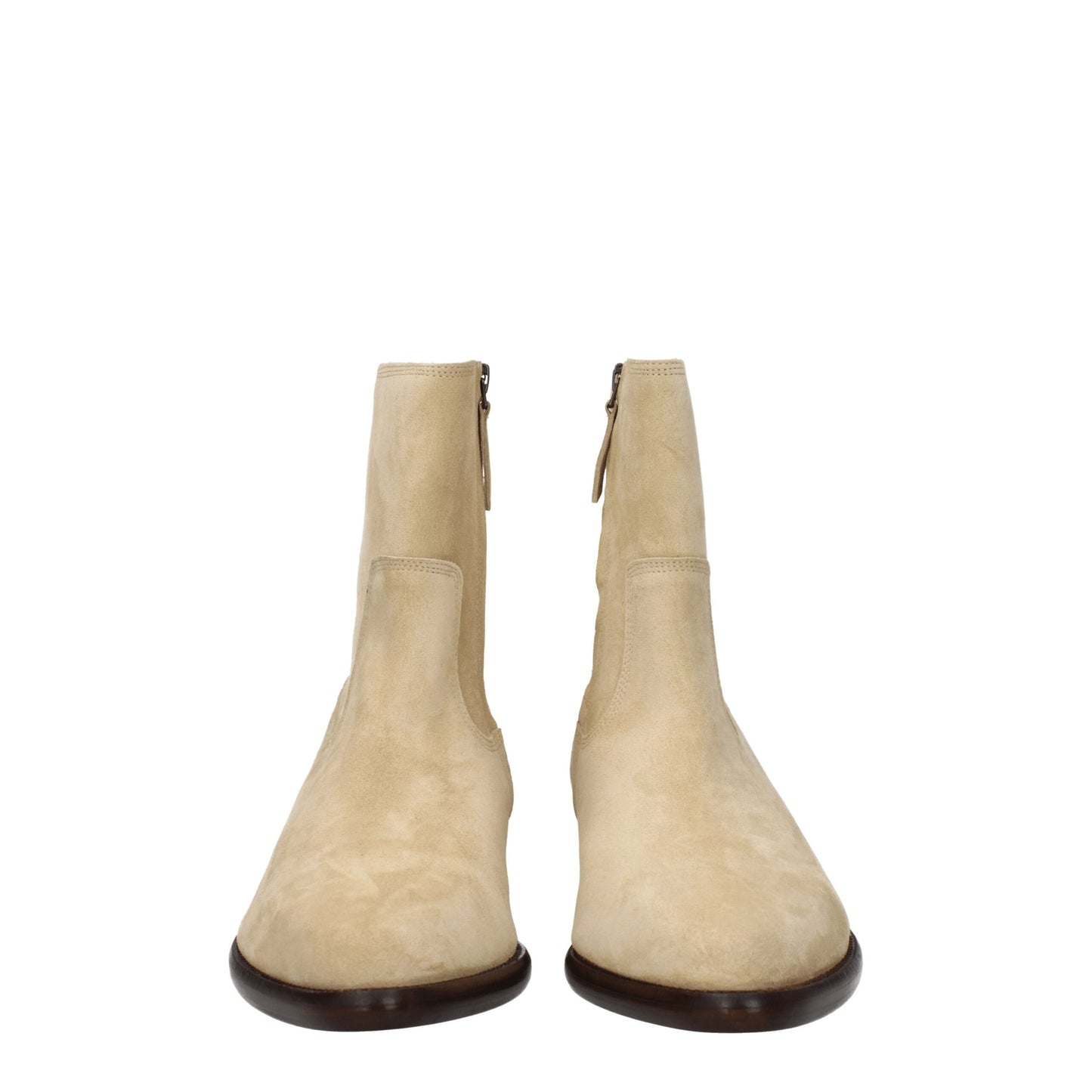 Isabel Marant Beige Leather Ankle Boots Isabel Marant