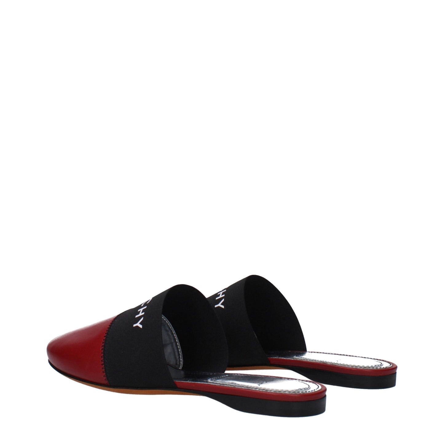 Givenchy Red Leather Slippers Givenchy