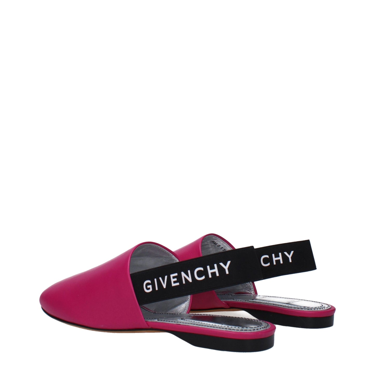 Givenchy Pink Leather Flat Sandals Givenchy