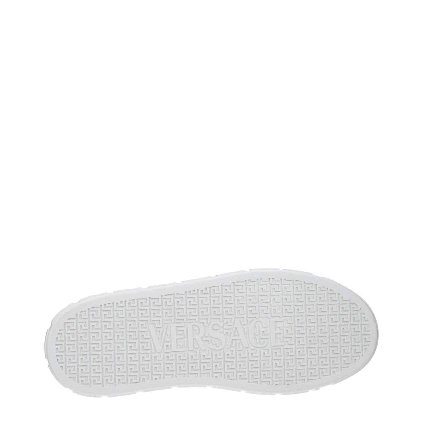 Versace White Leather Low Top Sneakers Versace